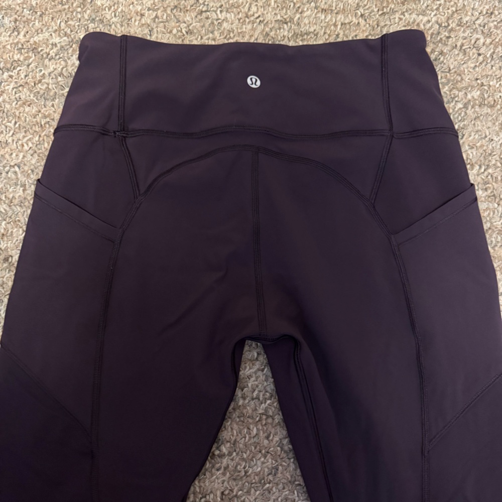 Lululemon All the Right Places II dark purple high rise leggings